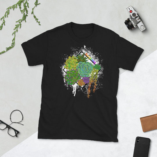 Black Succulent Shirt 